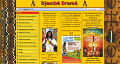 Desktop Screenshot of djembe-drame.nl